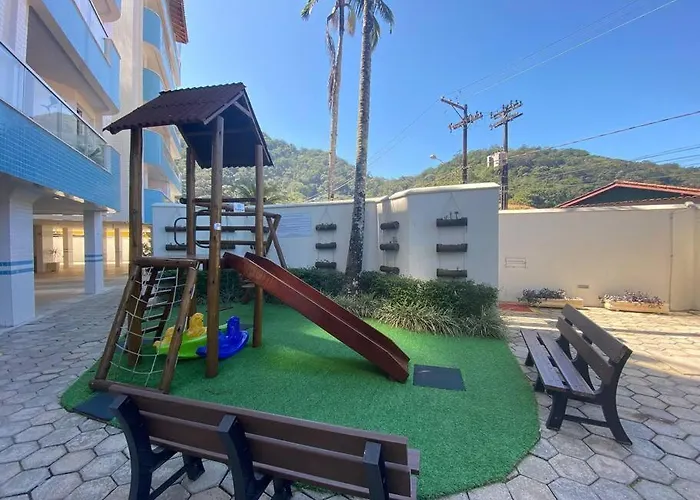 Maravilhoso Apartamento Pe Na Areia Ubatuba